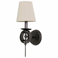 LS202-MB House of Troy Lake Shore Wall Sconce Mahogany Bronze
