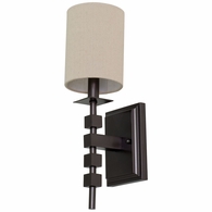 LS204-MB House of Troy Lake Shore Wall Sconce Mahogany Bronze