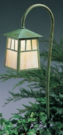 LV36-R6 Arroyo Craftsman Low Voltage Six-inch Raymond Path Light with Thirty-Six-inch Bo Peep Stem