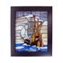 Dale Tiffany Mosaic Art Glass Wall Panel, Sailboat Design-2