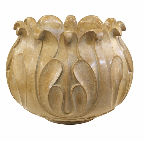 MC289 Authentic Models Yellow Golden Marble Planter