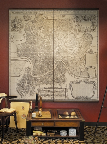 MC808 Authentic Models Rome Map 1676