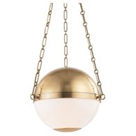 MDS750 Hudson Valley Sphere No.2 2 Light Small Pendant