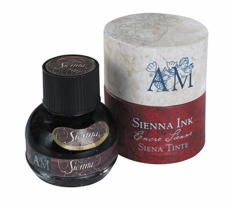 MG062 Authentic Models Sienna Ink, Glass Bottle