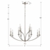 MIL-8012-PN Crystorama Mila 12 Light Polished Nickel Chandelier