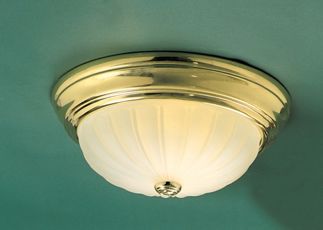 ML183B-R Quoizel Lighting Melon Flush Mount Lighting (CLEARANCE ITEM)