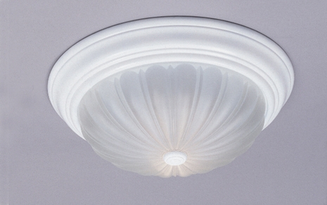 ML183W-R Quoizel Lighting Melon Flush Mount Lighting (CLEARANCE ITEM)
