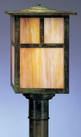 MP-10 Arroyo Craftsman 10" Mission Outdoor Post Mount Light