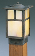 MPC-6 Arroyo Craftsman 6" Mission Outdoor Square Post Cap Light