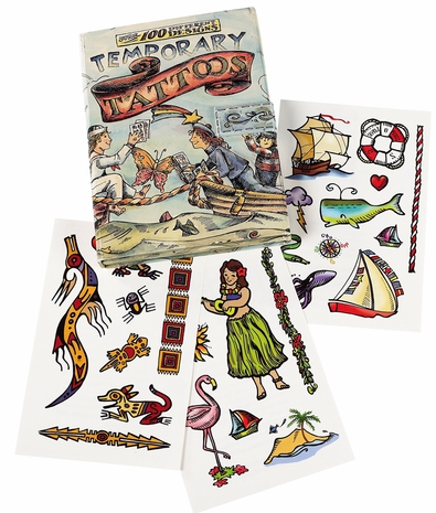 MS074 Authentic Models Temporary Tattoos