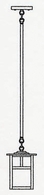 MSH-6 Arroyo Craftsman 6" Mission Stem Hung Pendant Light