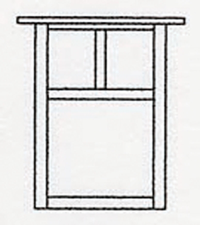 MW-10 Arroyo Craftsman 10" Mission Flush Wall Mount Without Overlay