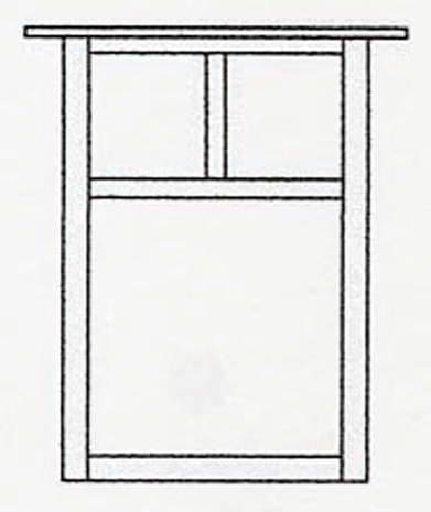 MW-15 Arroyo Craftsman 15" Mission Flush Wall Mount Without Overlay