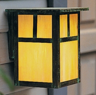 MW-7 Arroyo Craftsman 7" Mission Outdoor Flush Wall Mount Light