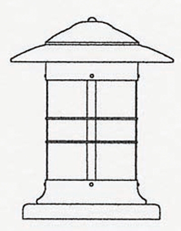 NC-19 Arroyo Craftsman Nineteen-inch Newport Column Mount
