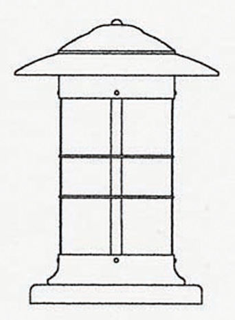NC-19L Arroyo Craftsman Nineteen-inch Newport Long-Body Column Mount