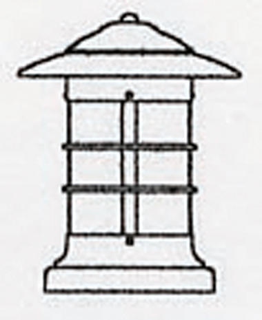 NC-9 Arroyo Craftsman 9" Newport Column Mount