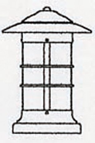 NC-9L Arroyo Craftsman 9" Newport Long Body Column Mount