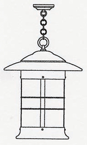 NH-19 Arroyo Craftsman Nineteen-inch Newport Hanging Pendant