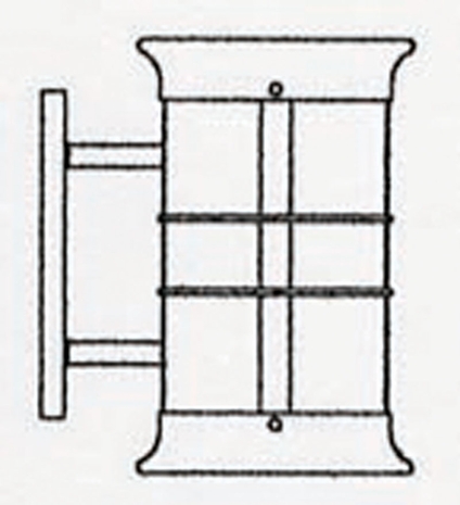 NS-14LNRW Arroyo Craftsman Fourteen-inch Newport Long-Body Wall Sconce with Closed Top - Wet Rated
