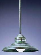 NSH-17 Arroyo Craftsman 17" Newport Outdoor Stem Mount Pendant Light