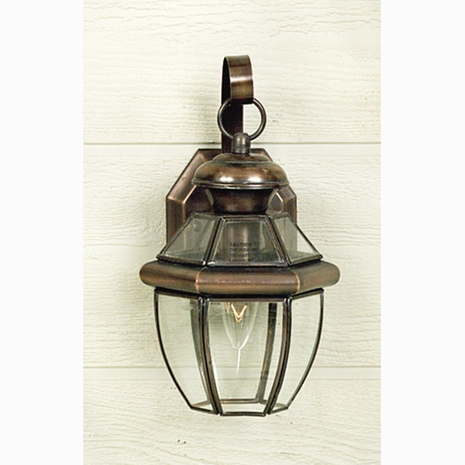NY8315AC-R Quoizel Lighting Lighting Newbury Outdoor Wall Lantern in Aged Copper (CLEARANCE ITEM)