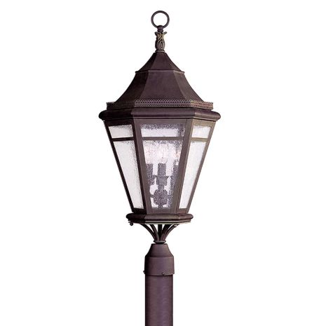 P1274-NR Troy Lighting Morgan Hill 3Lt Post