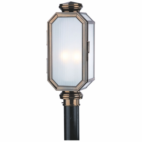 P2006HB Troy Lighting Lexington 2 Light Post Lantern in Heritage Bronze Finish