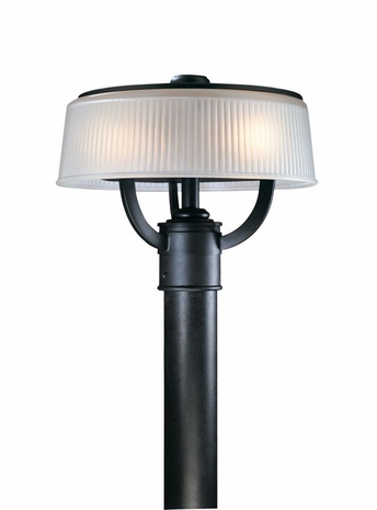 P2235FBK Troy Lighting Finley 2 Light Post Large in Federal Black Finish