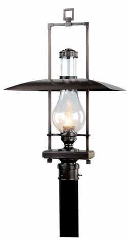 P3075EB Troy Lighting Dakota 1 Light Post Lantern in English Bronze Finish