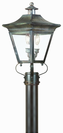 P8931 Troy Lighting Oxford Two-Light Outdoor Post Light