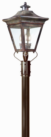 P8934 Troy Lighting Oxford Three-Light Outdoor Post Light
