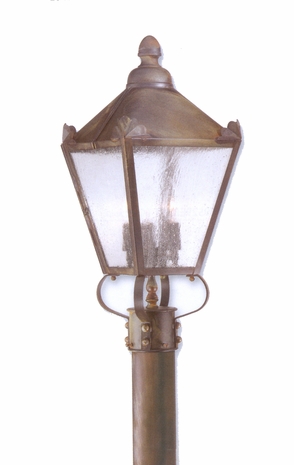 P8944 Troy Lighting Preston Three-Light Outdoor Post Light