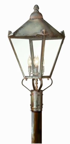 P8947 Troy Lighting Preston Four-Light Outdoor Post Light