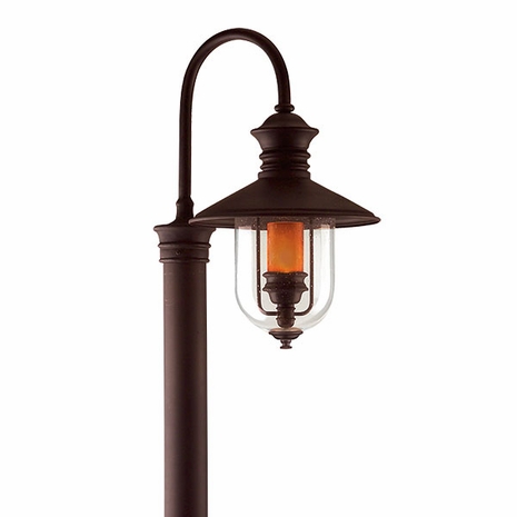 P9364-NB-R Troy Lighting Old Town Dark Sky Outdoor Post Light (CLEARANCE ITEM)
