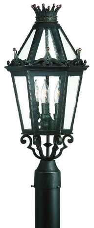 P9455 Troy Lighting Medici One-Light Outdoor Post Light