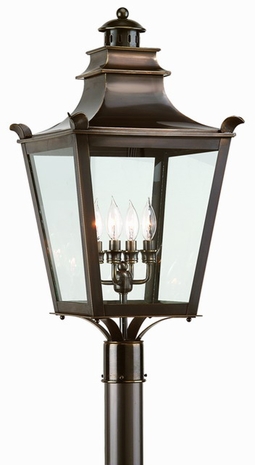 P9497 Troy Lighting Dorchester Four-Light Post Light