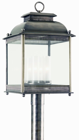P9714 Troy Lighting Covent Garden Four-Light Outdoor Post Light