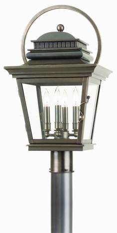 P9725 Troy Lighting Westport Four-Light Outdoor Post Light