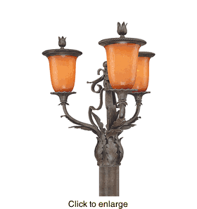 P9865-SBZ-R Troy Lighting Outdoor Post Light (CLEARANCE ITEM)