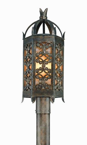 P9905 Troy Lighting Gables Three-Light Outdoor Post Light