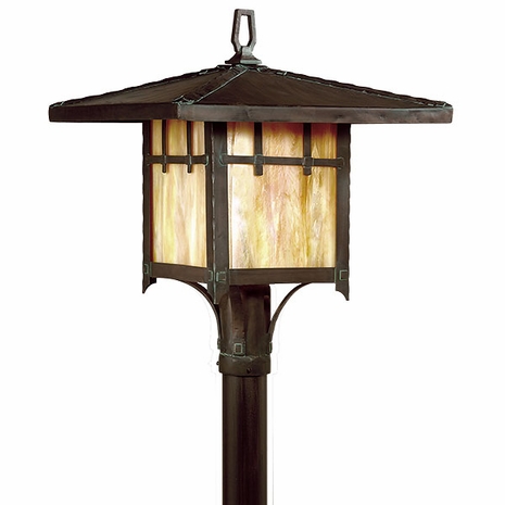 PF9407-D Troy Lighting Oak Knoll Fluorescent Dark Sky Post Light