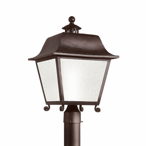 PF9445 Troy Lighting Bristol Fluorescent Outdoor Post Light