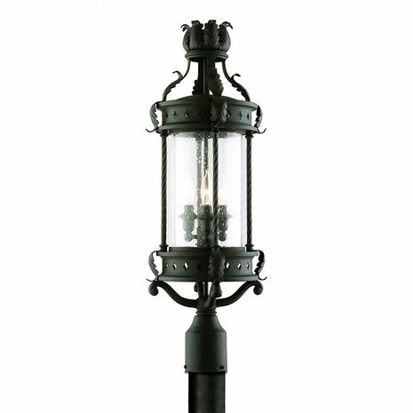 PF9636 Troy Lighting Los Feliz Fluorescent Outdoor Post Light