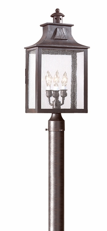 PFCD9006OBZ Troy Lighting Newton 1 Light Post Lantern Fluore in Old Bronze Finish