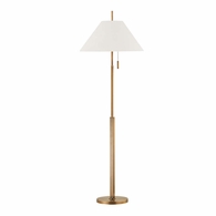 PFL5769-PBR Troy Lighting Clic 1Lt Floor Lamp with Patina Brass Finish