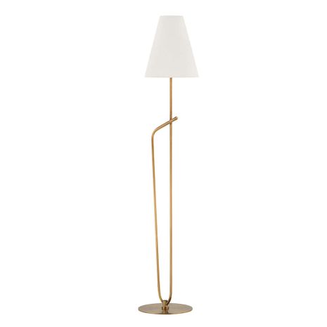 PFL7764-PBR Troy Lighting Pearce 1Lt Floor Lamp with Patina Brass Finish