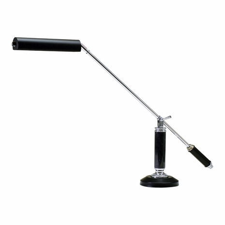 House of Troy PLED192-627 Counter Balance Led Piano Lamp in Black/Chrome