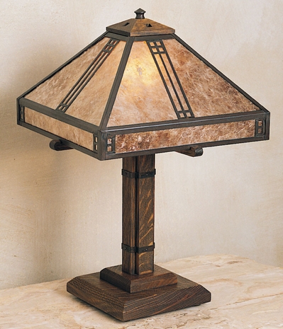 PTL-12 Arroyo Craftsman 12" Prairie Table Lamp