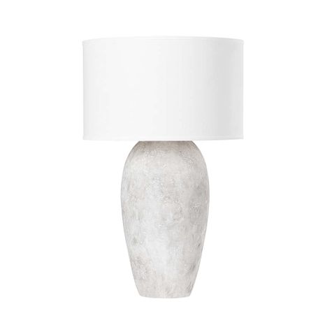 PTL1020-CWG Troy Lighting Zeke 1Lt Table Lamp with Ceramic Weathered Grey Finish